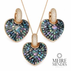 Conjunto Coração Abalone