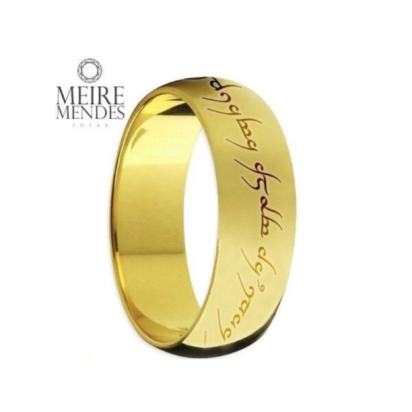 Anel Senhor dos Anéis Ouro 18 k