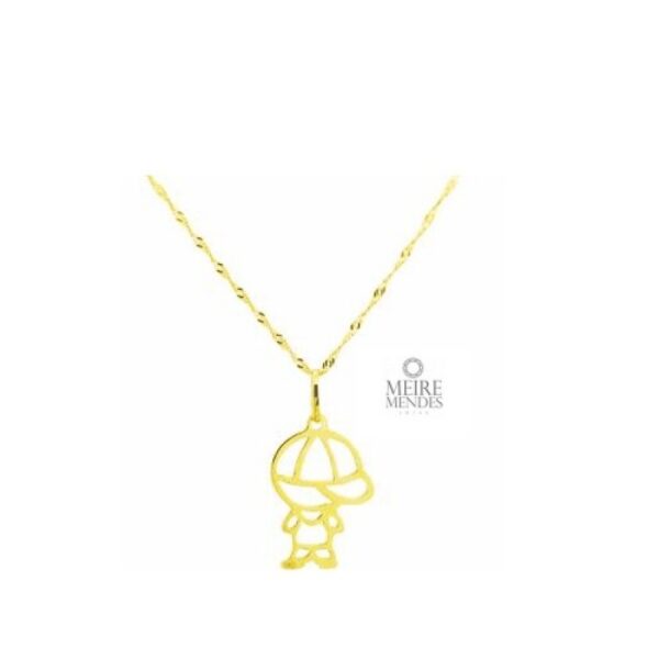 Gargantilha Menino Ouro 18k