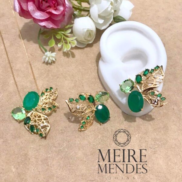 Conjunto Borboleta Esmeralda - Imagem 2