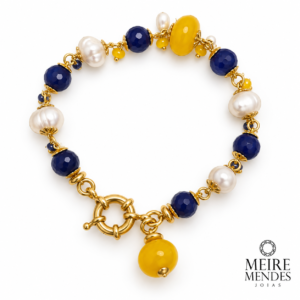 Pulseira Pérola Cristal