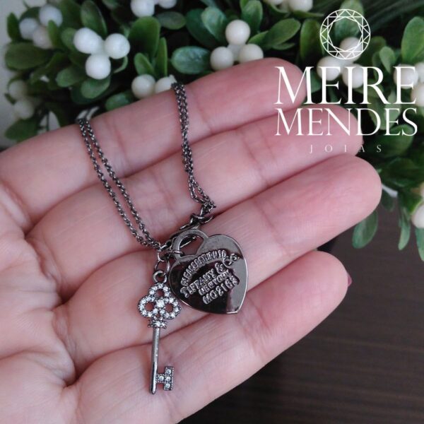 Pulseira Tiffany Inspired Black - Imagem 2