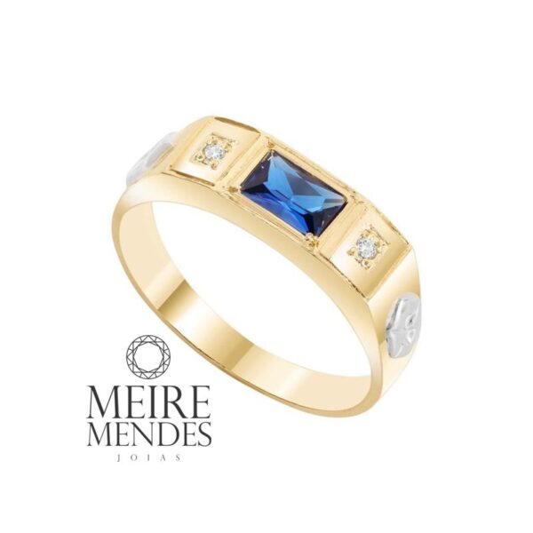 Anel Formatura Ouro 18 k - Imagem 12