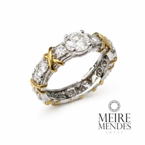 Anel Solitário Moissanite Inspiração