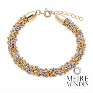 Pulseira Torcida Três Cores