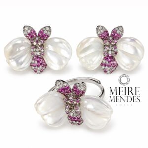 Conjunto Borboleta Madrepérola