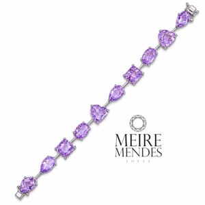 Pulseira Riviera Fio Faca Zircônias