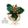 Anel Flor Esmaltada