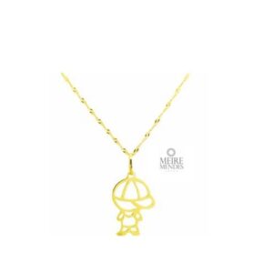 Gargantilha Menino Ouro 18k
