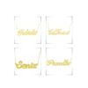 gargantilha, nome personalizado, ouro 18 k, iniciais, letra, colar - Imagem 2