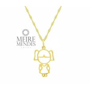 Gargantilha Menina Ouro 18k