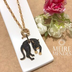 Colar Panther Black