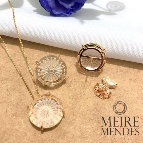 Conjunto Cristal Esculpido - Imagem 2