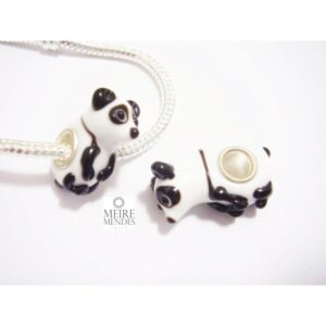 Berloque Murano Urso Panda