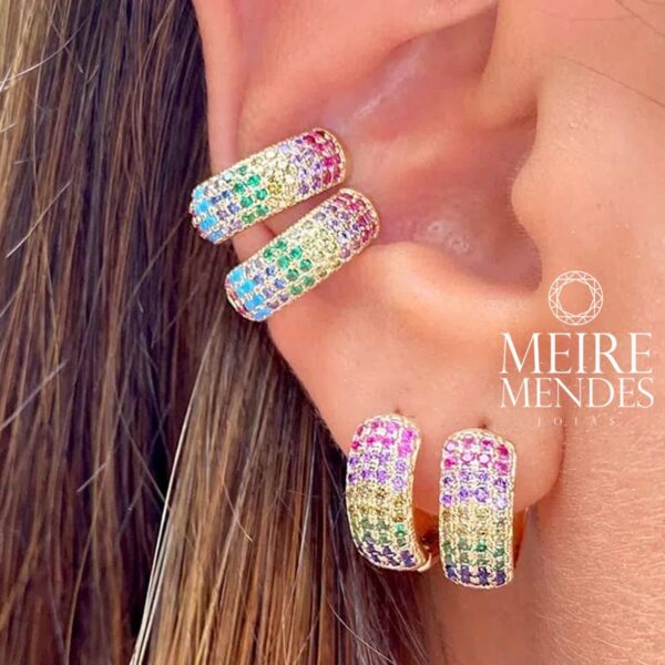 Brinco Argola Rainbow - Imagem 3