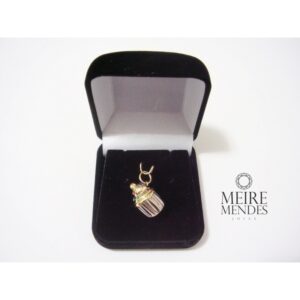 Pingente Cupcake Ouro 18 k