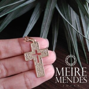Pingente Crucifixo Com Pai Nosso
