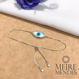 Pulseira Ajustável Olho Grego