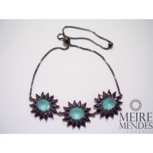Pulseira Turmalina Ródio Black