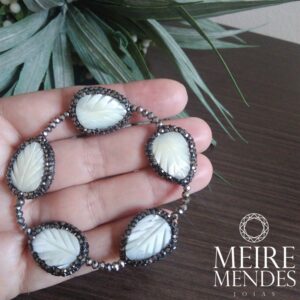 Pulseira Folha Madrepérola
