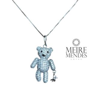 Gargantilha Urso Prata 925